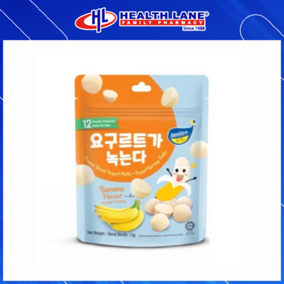 TENTEN FREEZE DRIED YOGURT MELTS BANANA 15G